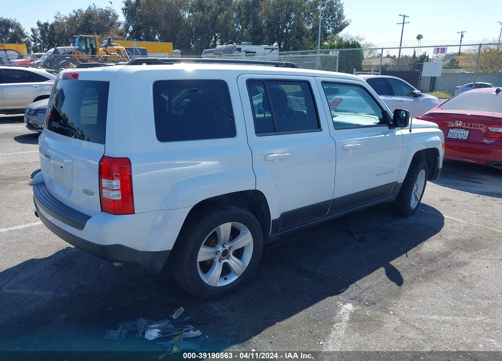 2014 JEEP PATRIOT LATITUDE VIN: 1C4NJPFA4ED564164