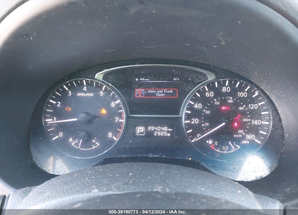 2014 NISSAN ALTIMA 2.5 SL VIN: 1N4AL3AP3EC197881