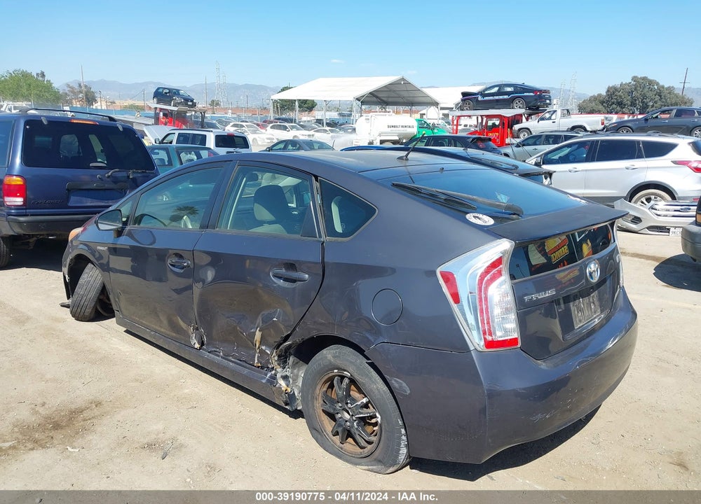 2012 TOYOTA PRIUS VIN: JTDKN3DU3C1556309