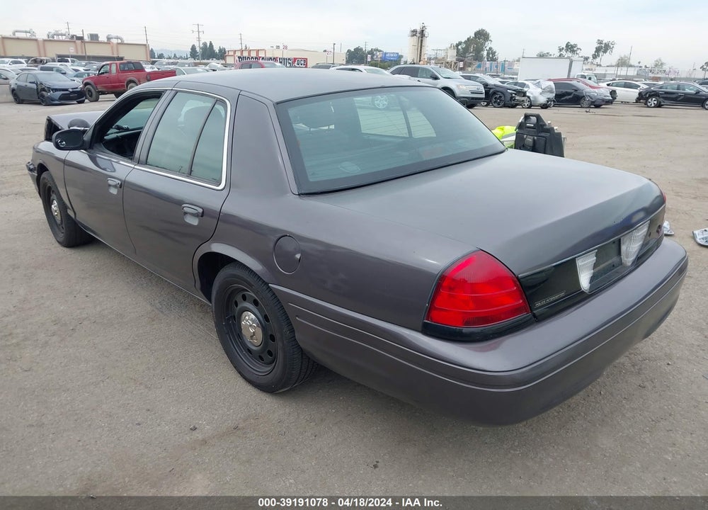 2011 FORD CROWN VICTORIA POLICE INTERCEPTOR VIN: 2FABP7BV7BX180321