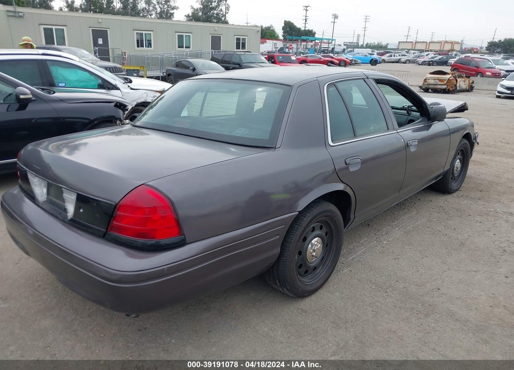 2011 FORD CROWN VICTORIA POLICE INTERCEPTOR VIN: 2FABP7BV7BX180321