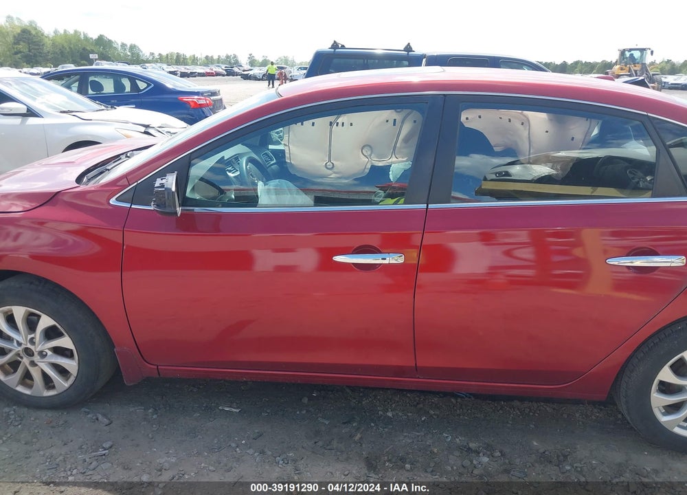 2018 NISSAN SENTRA SV VIN: 3N1AB7AP2JY348640