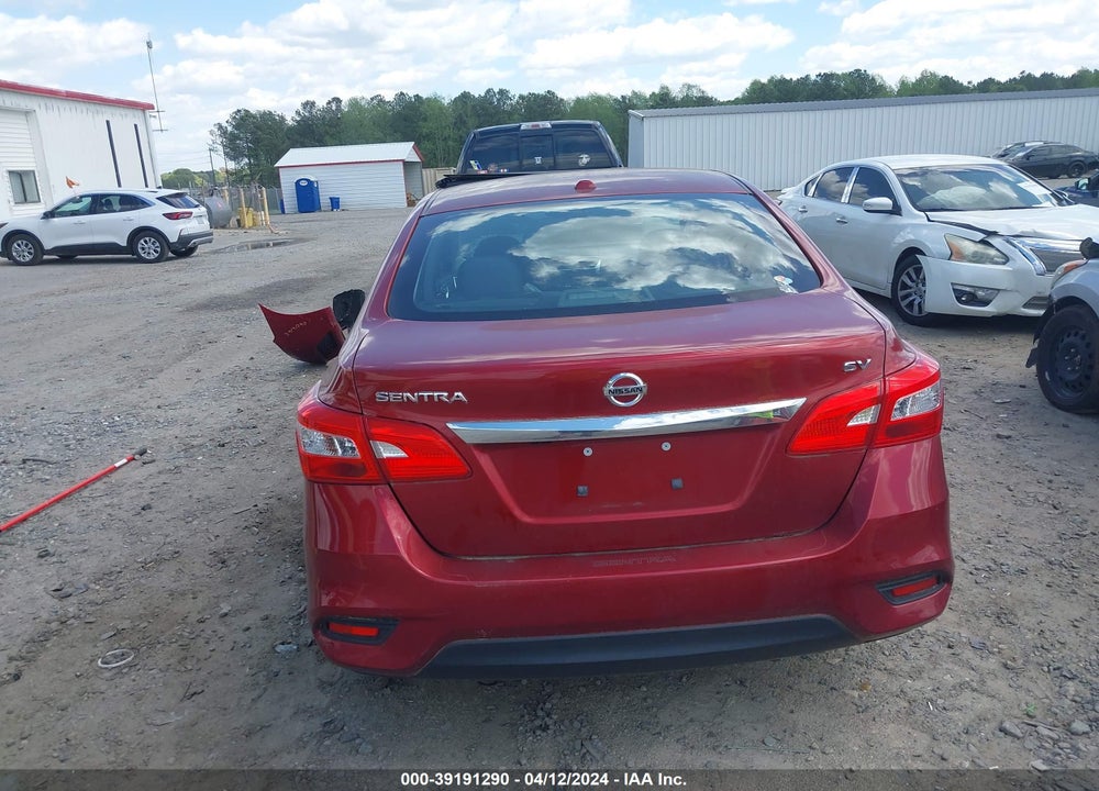 2018 NISSAN SENTRA SV VIN: 3N1AB7AP2JY348640