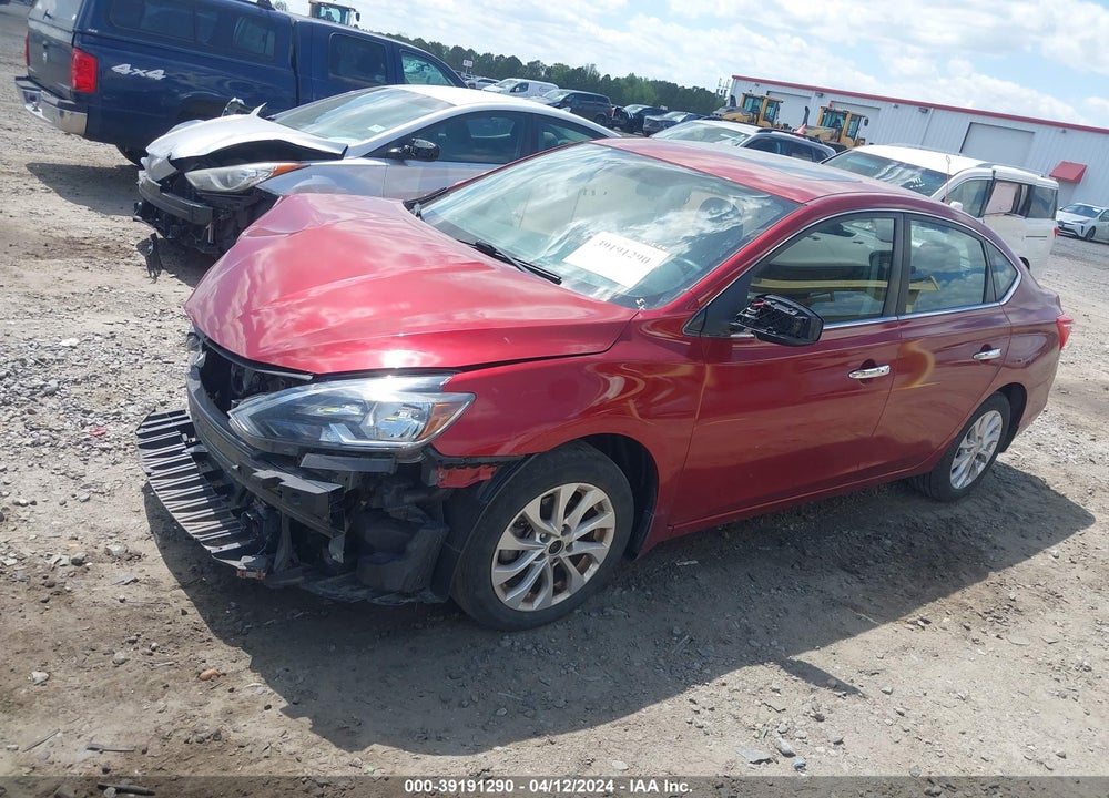2018 NISSAN SENTRA SV VIN: 3N1AB7AP2JY348640