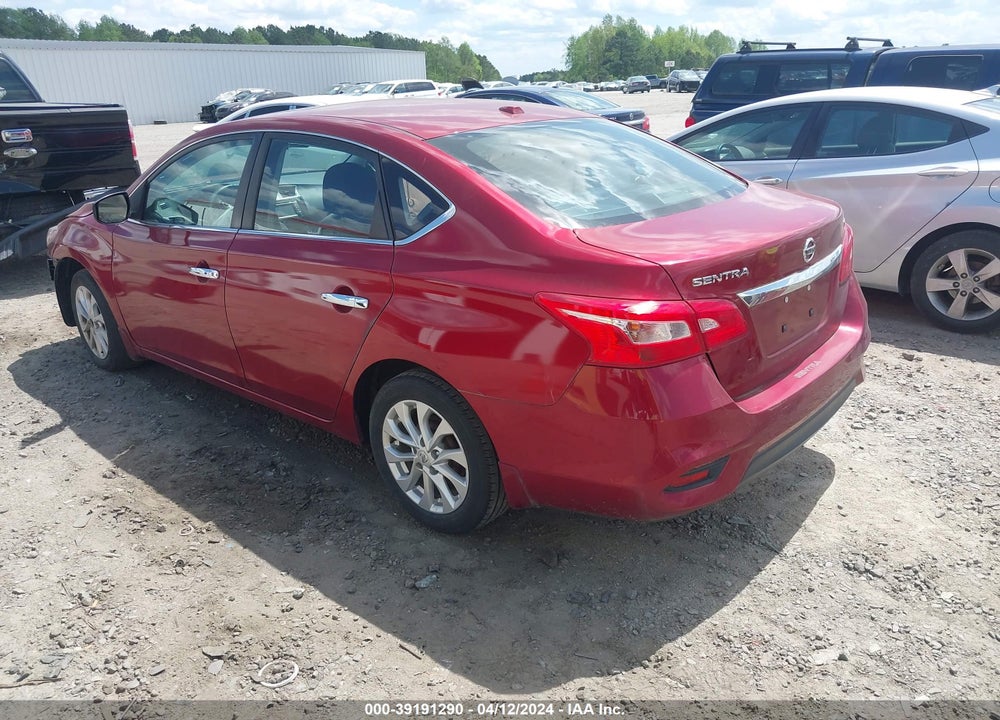 2018 NISSAN SENTRA SV VIN: 3N1AB7AP2JY348640
