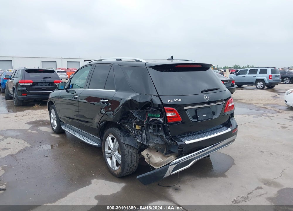 2015 MERCEDES-BENZ ML 350 VIN: 4JGDA5JB6FA610785
