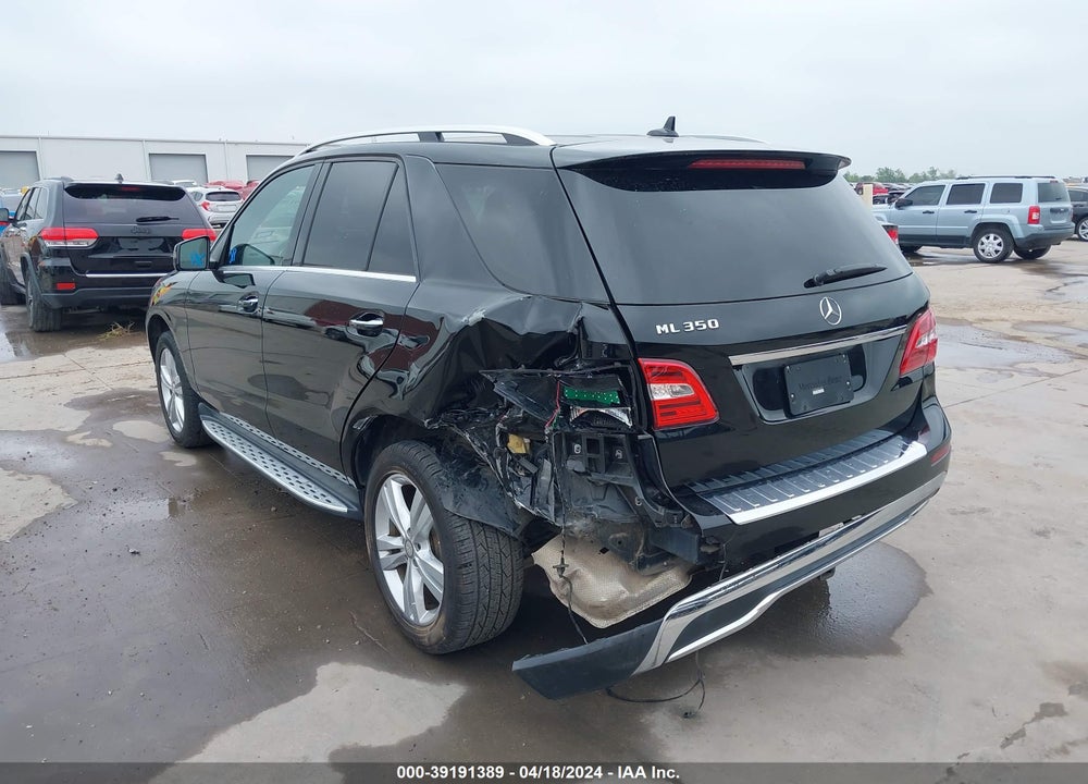2015 MERCEDES-BENZ ML 350 VIN: 4JGDA5JB6FA610785