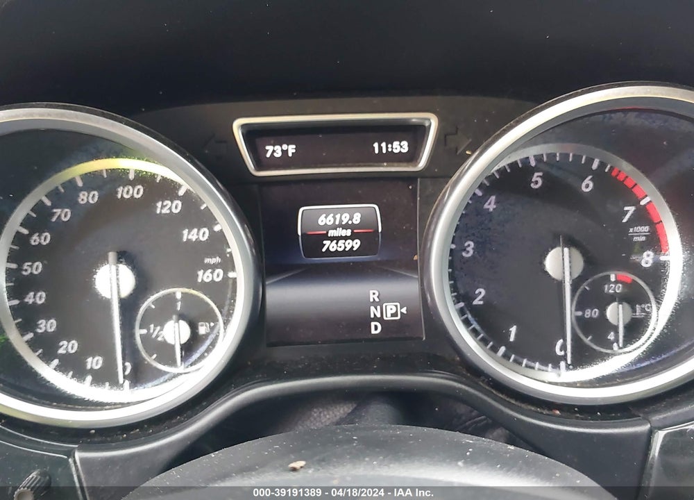2015 MERCEDES-BENZ ML 350 VIN: 4JGDA5JB6FA610785