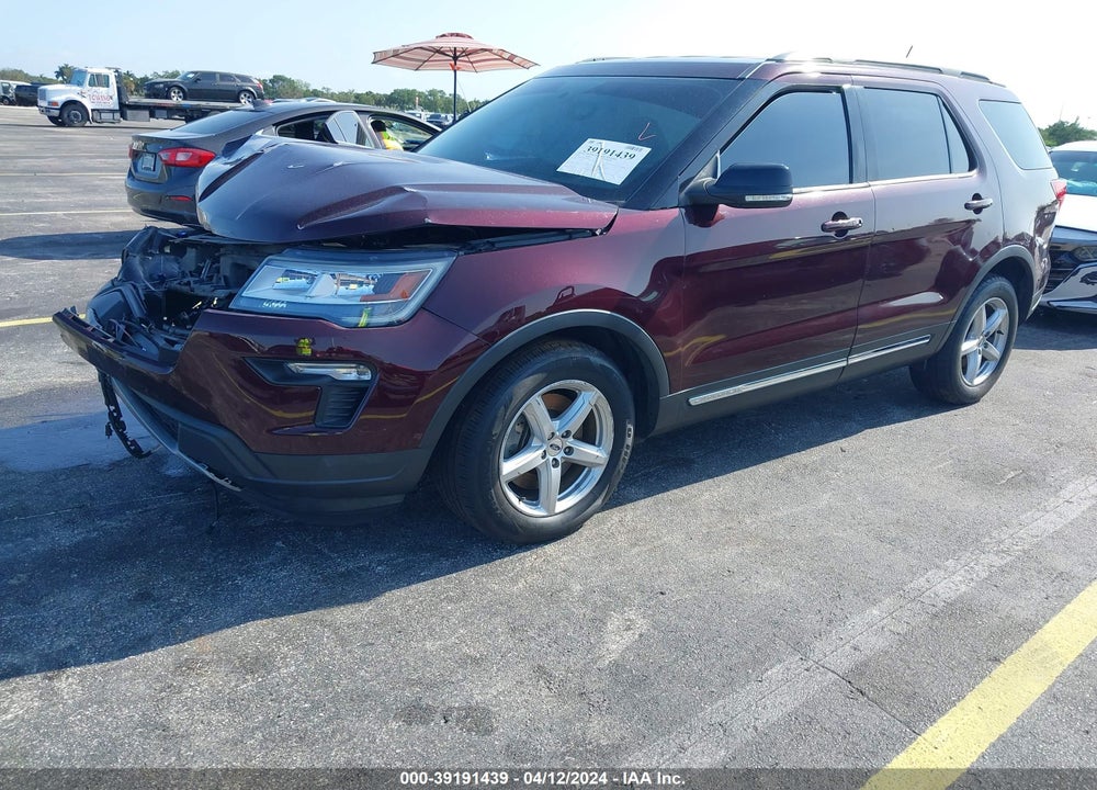 2018 FORD EXPLORER XLT VIN: 1FM5K7D82JGB39561