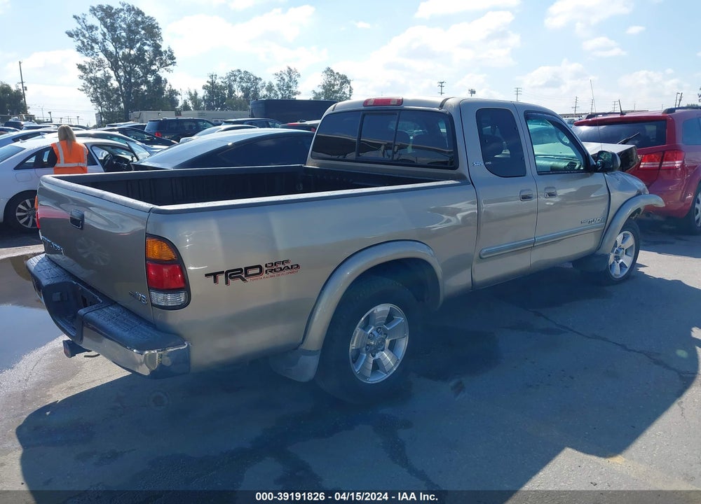 2004 TOYOTA TUNDRA SR5 V8 VIN: 5TBRT341X4S452455