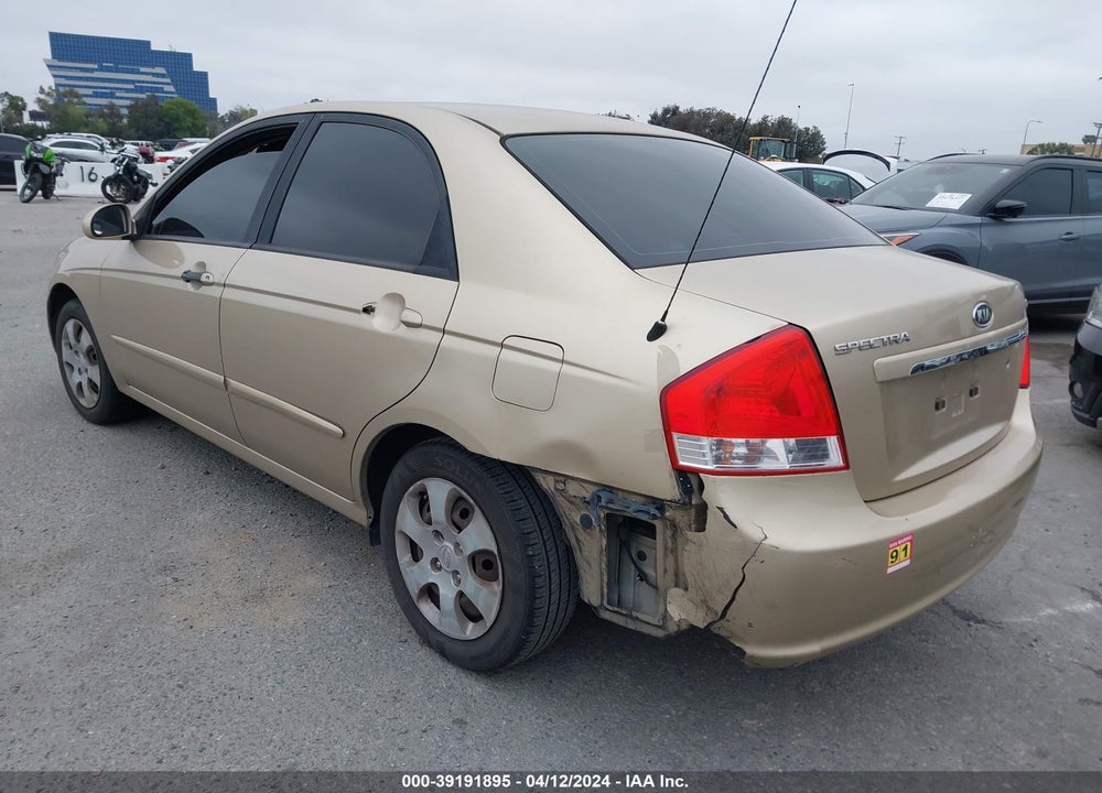 2009 KIA SPECTRA EX VIN: KNAFE222395667194