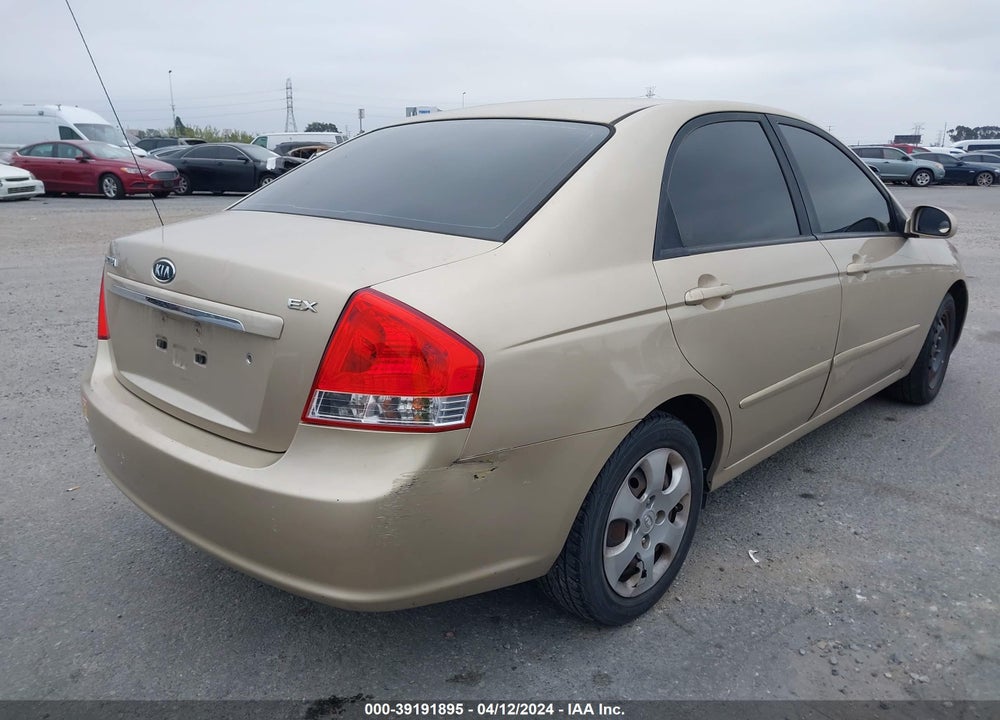 2009 KIA SPECTRA EX VIN: KNAFE222395667194
