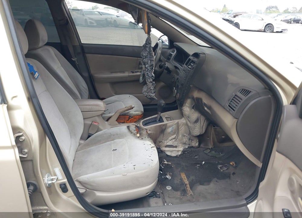 2009 KIA SPECTRA EX VIN: KNAFE222395667194
