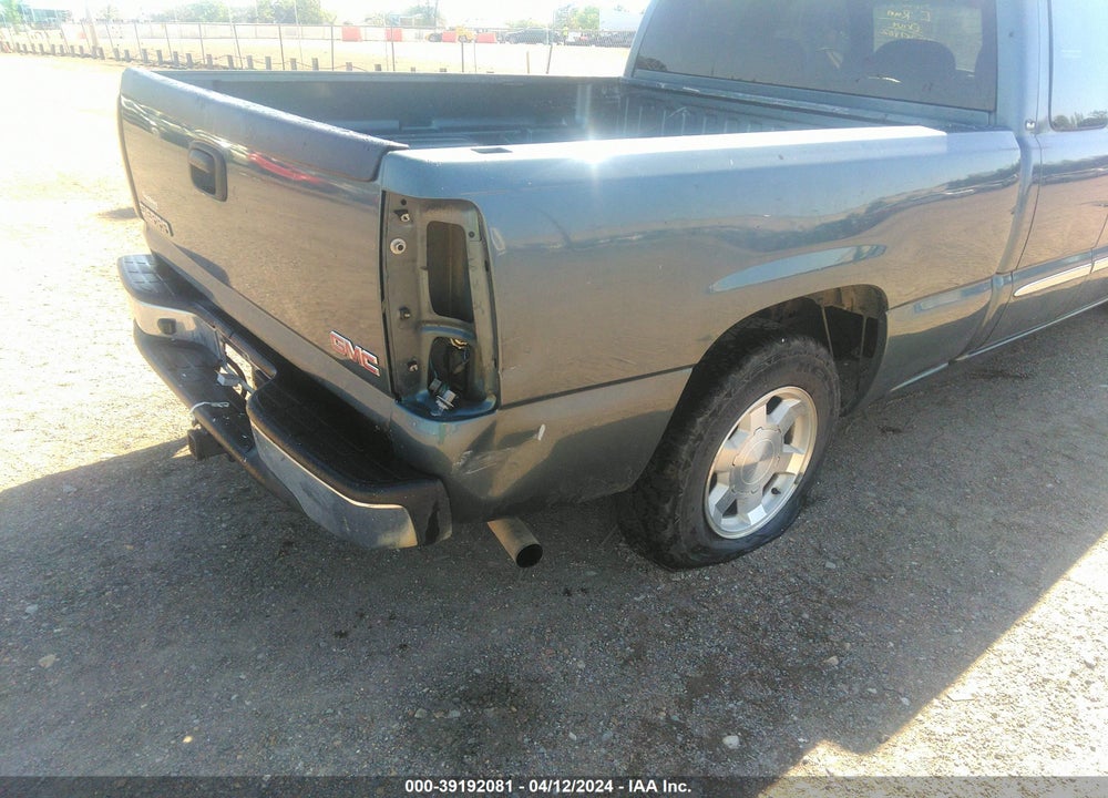 2006 GMC SIERRA 1500 SLE2 VIN: 2GTEC19T061136240