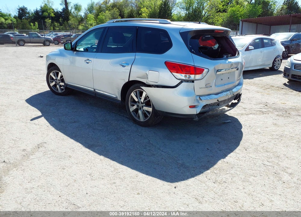 2013 NISSAN PATHFINDER PLATINUM VIN: 5N1AR2MN5DC674642
