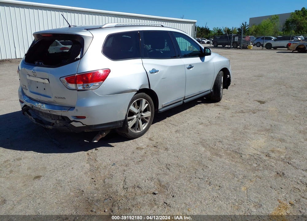 2013 NISSAN PATHFINDER PLATINUM VIN: 5N1AR2MN5DC674642