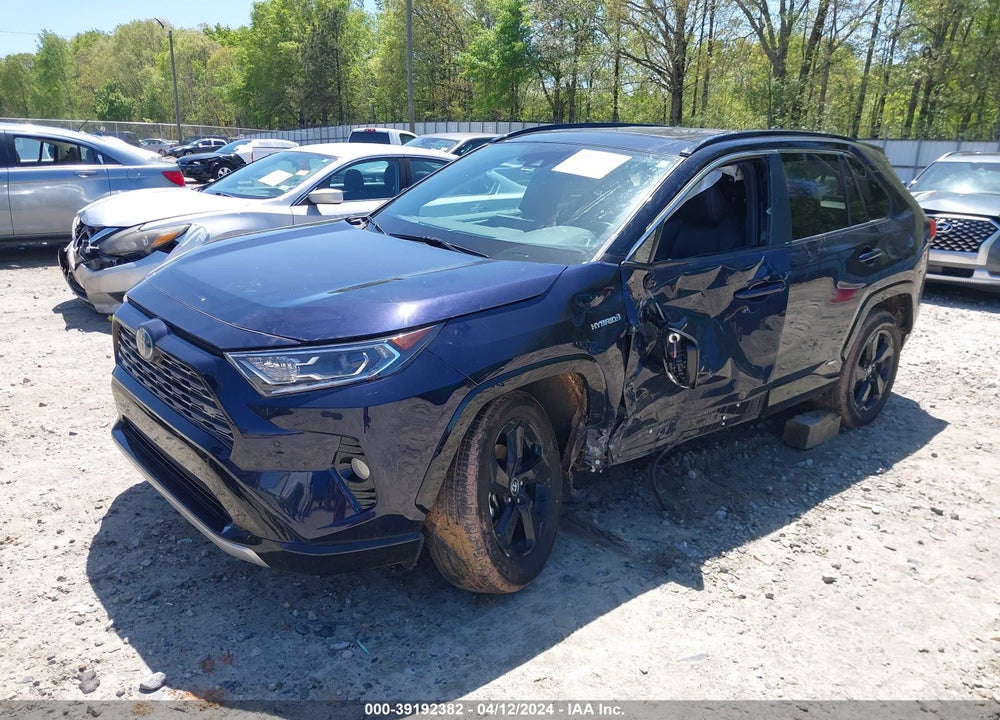 2021 TOYOTA RAV4 XSE HYBRID VIN: 2T3E6RFV0MW002733