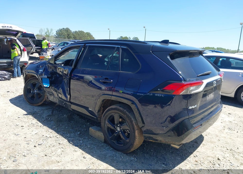2021 TOYOTA RAV4 XSE HYBRID VIN: 2T3E6RFV0MW002733