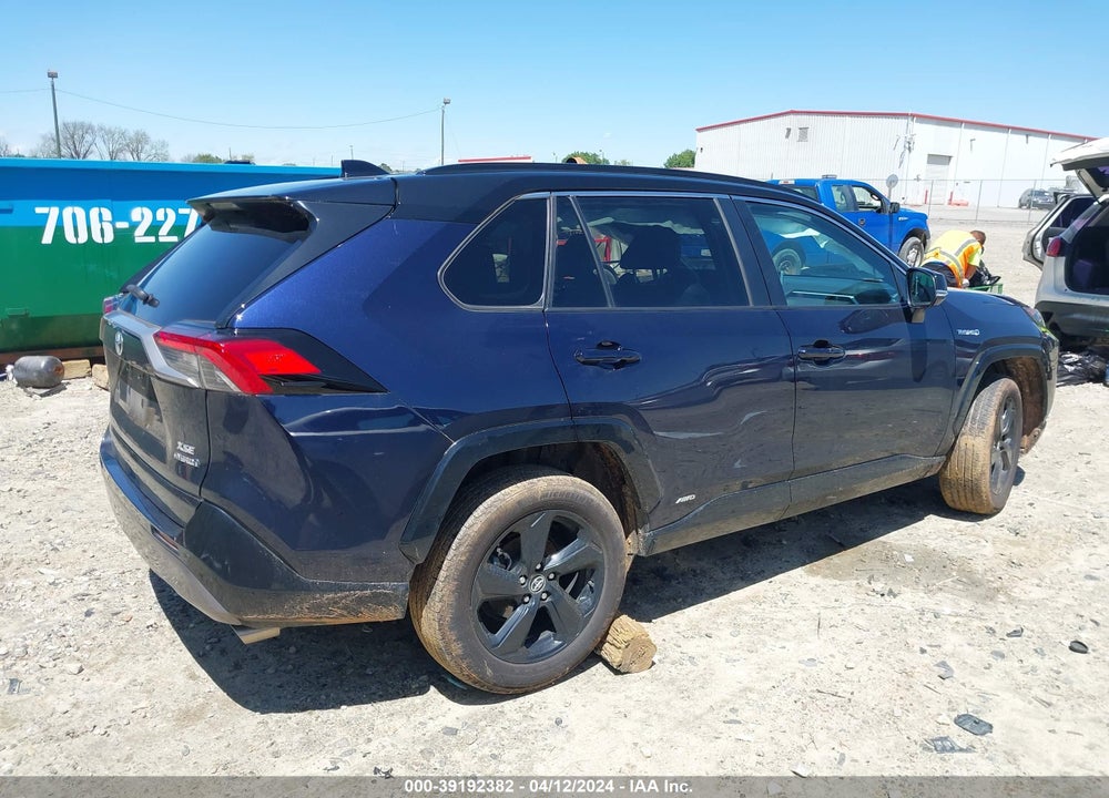 2021 TOYOTA RAV4 XSE HYBRID VIN: 2T3E6RFV0MW002733
