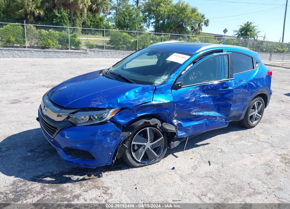 2022 HONDA HR-V 2WD EX VIN: 3CZRU5H50NM727629