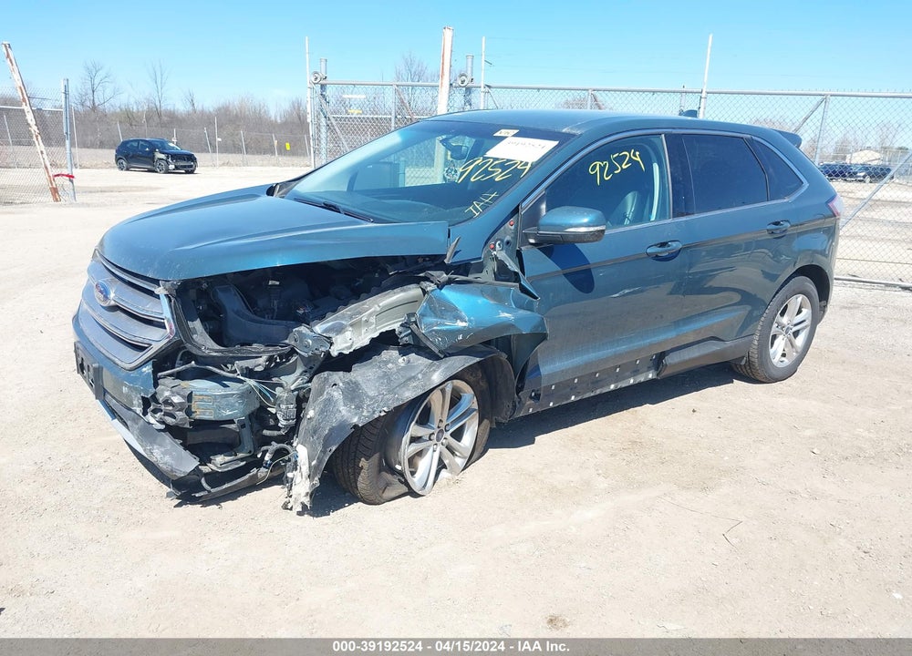 2016 FORD EDGE SEL VIN: 2FMPK4J90GBB51194