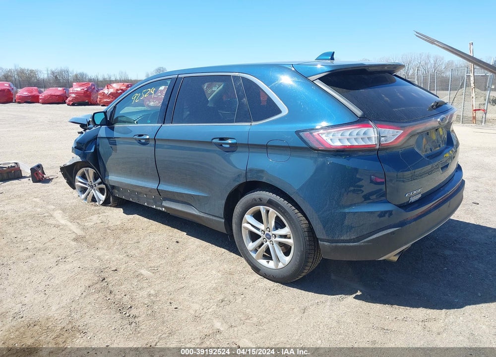 2016 FORD EDGE SEL VIN: 2FMPK4J90GBB51194