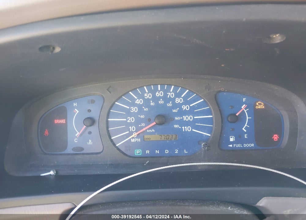 2001 TOYOTA SIENNA CE VIN: 4T3ZF19CX1U370295