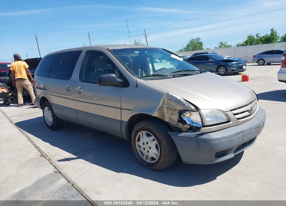 2001 TOYOTA SIENNA CE VIN: 4T3ZF19CX1U370295