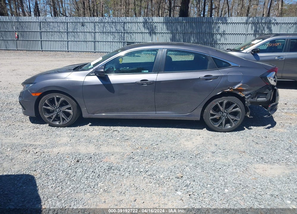 2020 HONDA CIVIC SPORT VIN: 2HGFC2F81LH507095