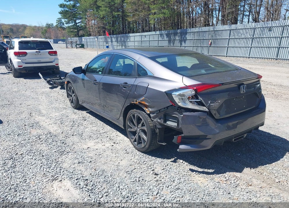 2020 HONDA CIVIC SPORT VIN: 2HGFC2F81LH507095