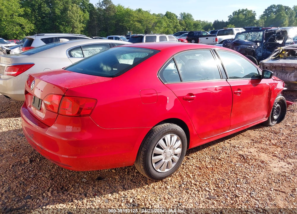 2011 VOLKSWAGEN JETTA 2.0L S VIN: 3VW2K7AJXBM376883