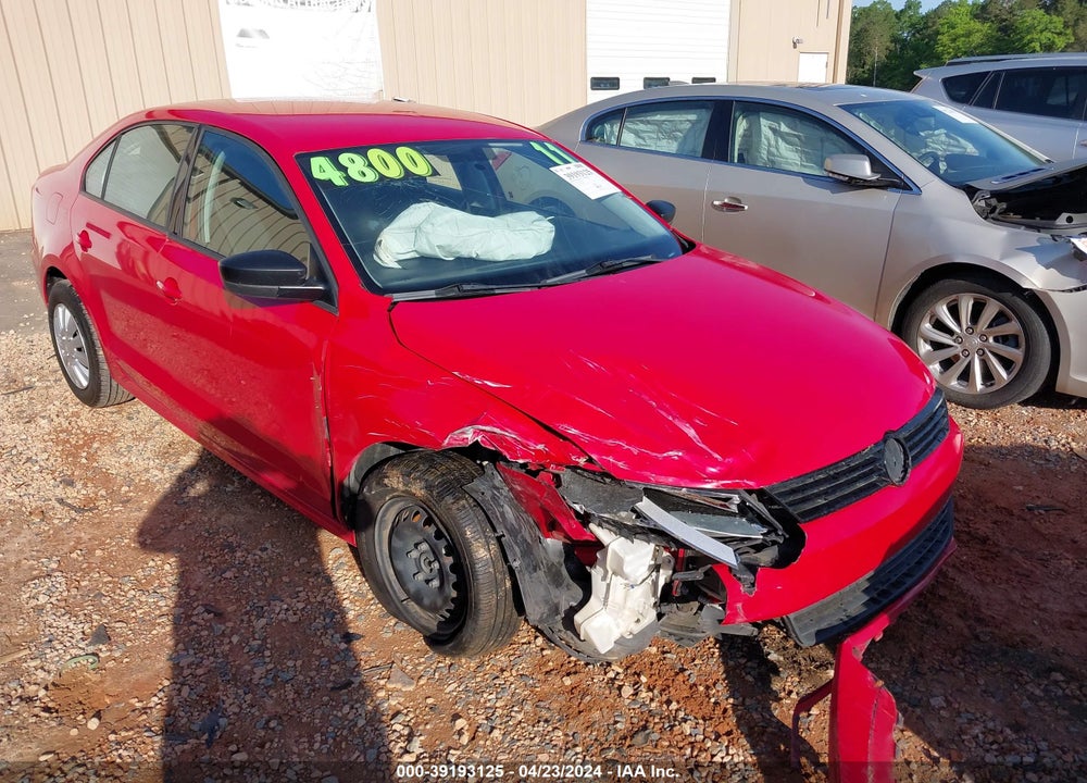2011 VOLKSWAGEN JETTA 2.0L S VIN: 3VW2K7AJXBM376883