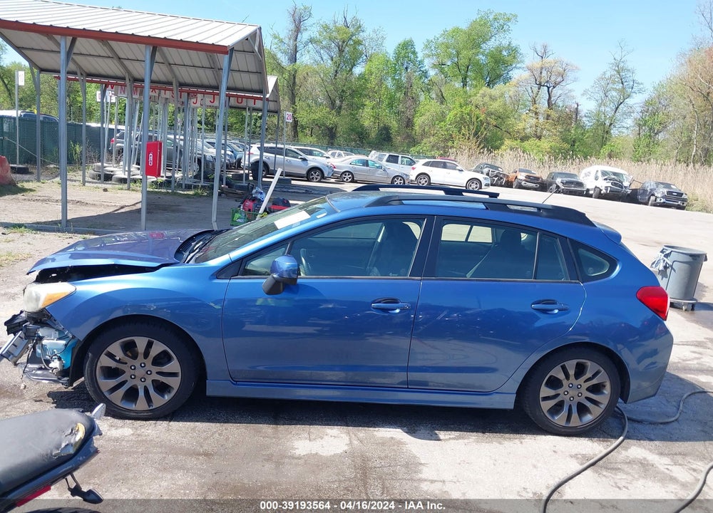 2014 SUBARU IMPREZA 2.0I SPORT PREMIUM VIN: JF1GPAL67E8320379
