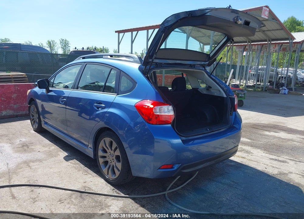 2014 SUBARU IMPREZA 2.0I SPORT PREMIUM VIN: JF1GPAL67E8320379