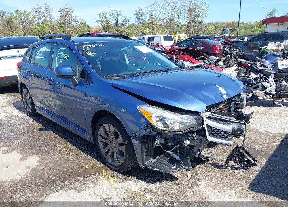 2014 SUBARU IMPREZA 2.0I SPORT PREMIUM VIN: JF1GPAL67E8320379