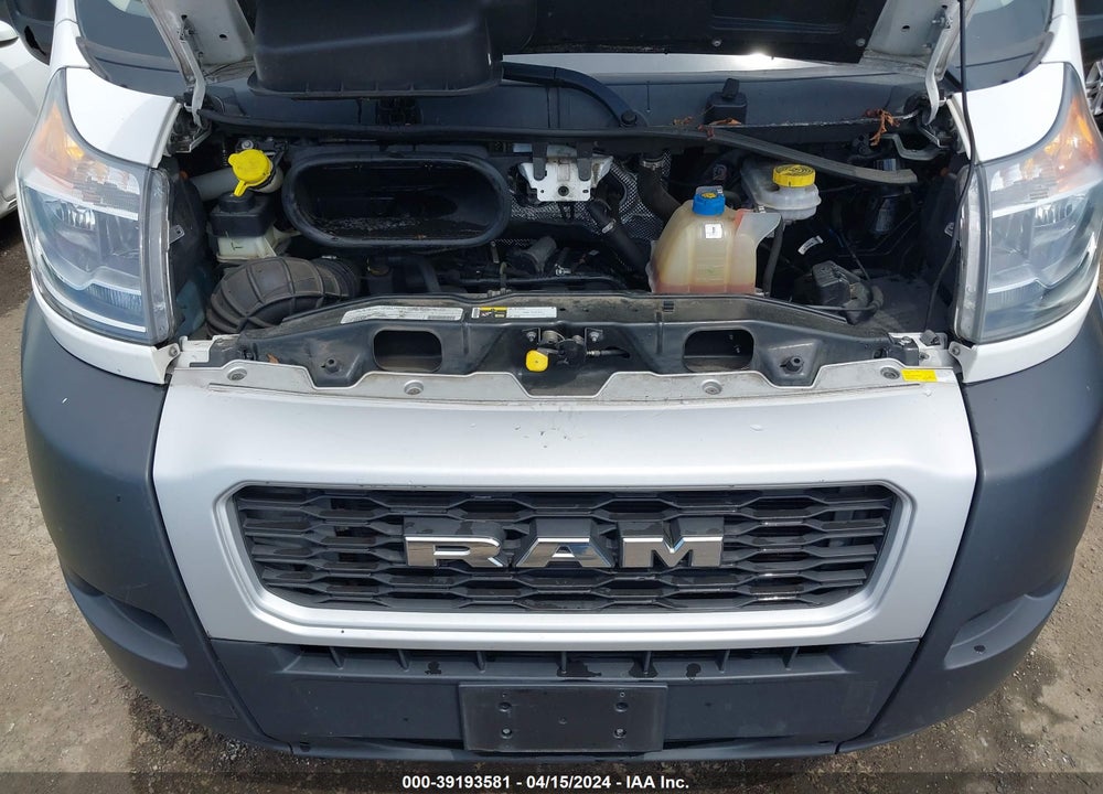 2019 RAM PROMASTER 1500 HIGH ROOF 136 WB VIN: 3C6TRVBG7KE502869