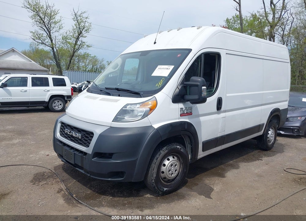 2019 RAM PROMASTER 1500 HIGH ROOF 136 WB VIN: 3C6TRVBG7KE502869