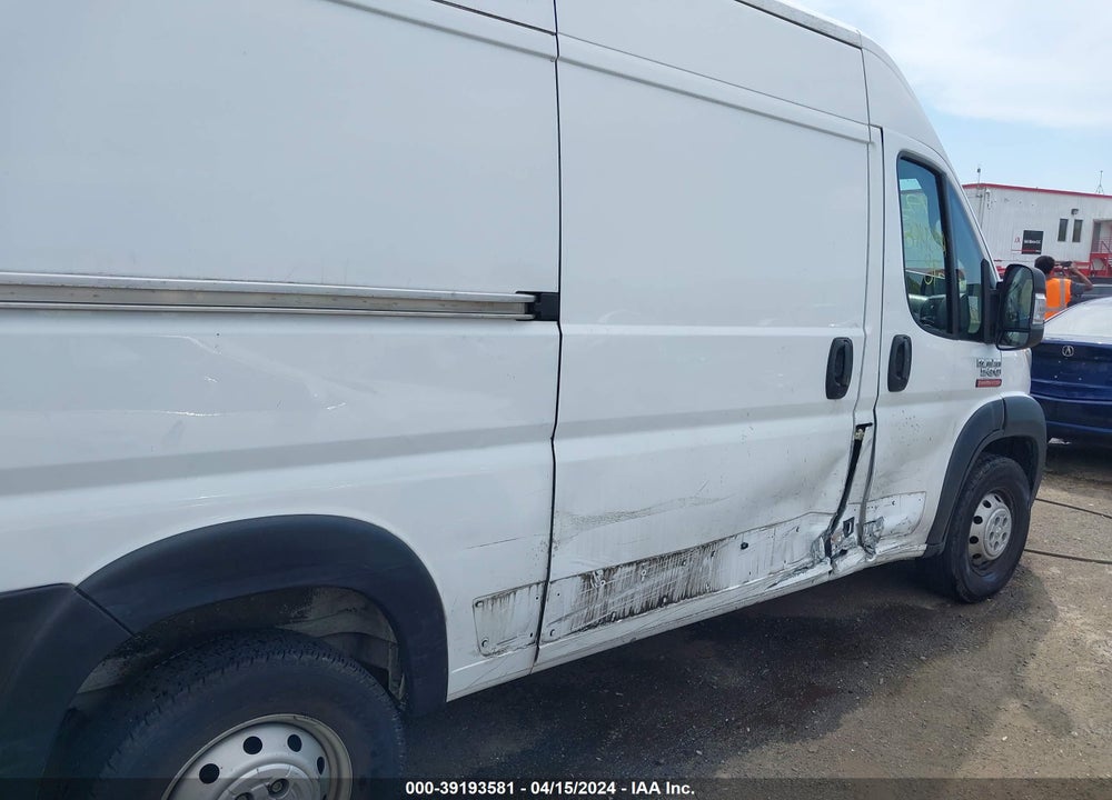 2019 RAM PROMASTER 1500 HIGH ROOF 136 WB VIN: 3C6TRVBG7KE502869