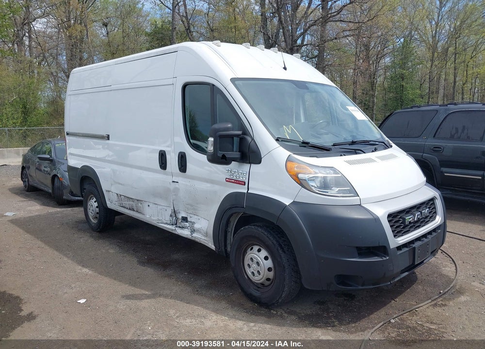 2019 RAM PROMASTER 1500 HIGH ROOF 136 WB VIN: 3C6TRVBG7KE502869