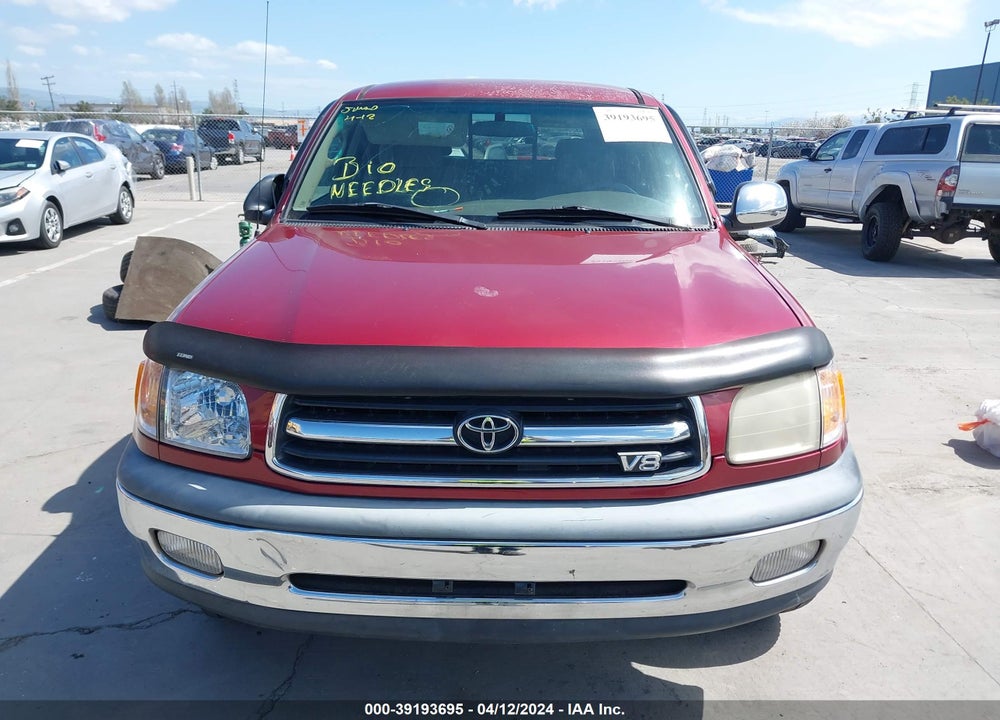 2000 TOYOTA TUNDRA SR5 V8 VIN: 5TBBT4417YS074396