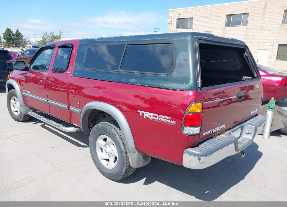 2000 TOYOTA TUNDRA SR5 V8 VIN: 5TBBT4417YS074396