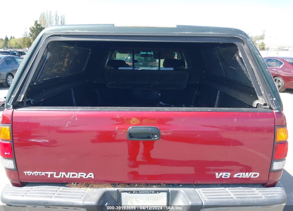 2000 TOYOTA TUNDRA SR5 V8 VIN: 5TBBT4417YS074396