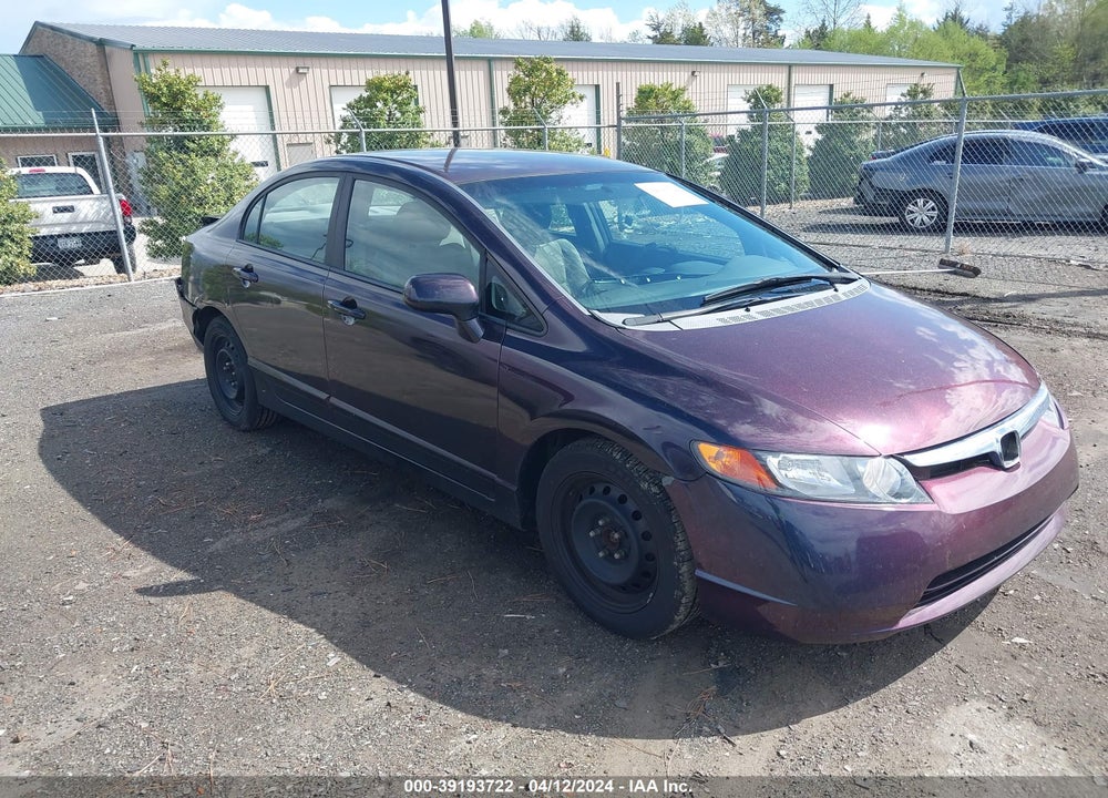 2008 HONDA CIVIC LX VIN: 1HGFA16528L112746