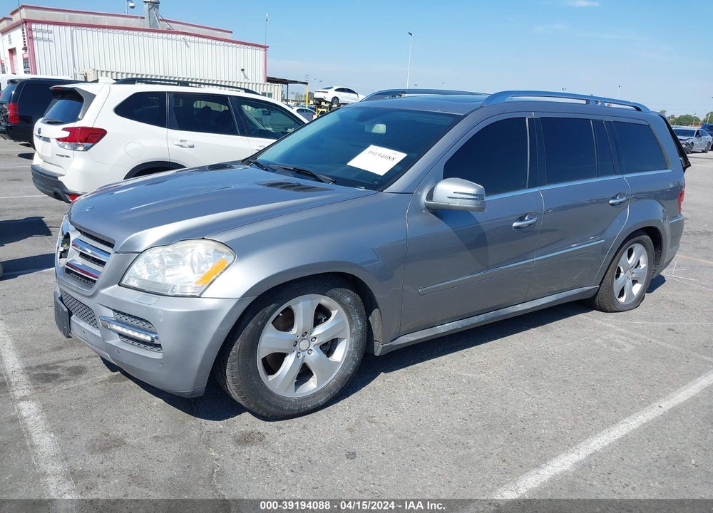 2012 MERCEDES-BENZ GL 450 VIN: 4JGBF7BE2CA762989