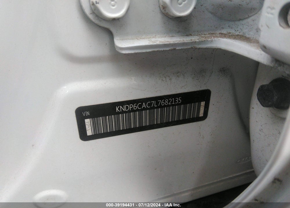 2020 KIA SPORTAGE S VIN: KNDP6CAC7L7682135