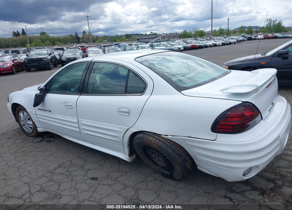 2001 PONTIAC GRAND AM VIN: 1G2NF52T41M576892