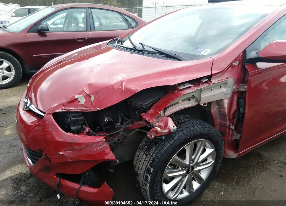 2016 HYUNDAI ELANTRA SE VIN: KMHDH4AE6GU586956