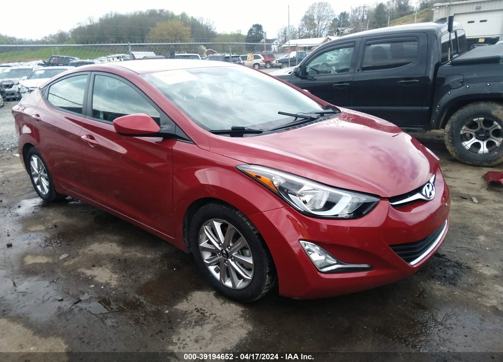 2016 HYUNDAI ELANTRA SE VIN: KMHDH4AE6GU586956