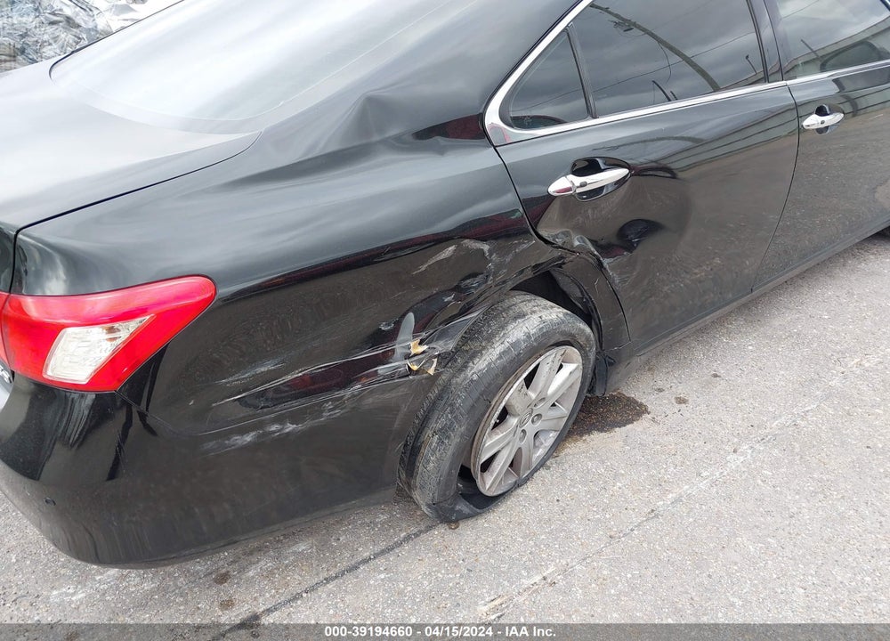 2008 LEXUS ES 350 VIN: JTHBJ46G582260104