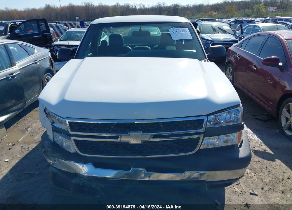 2006 CHEVROLET SILVERADO 1500 WORK TRUCK VIN: 1GCEC14X56Z138597